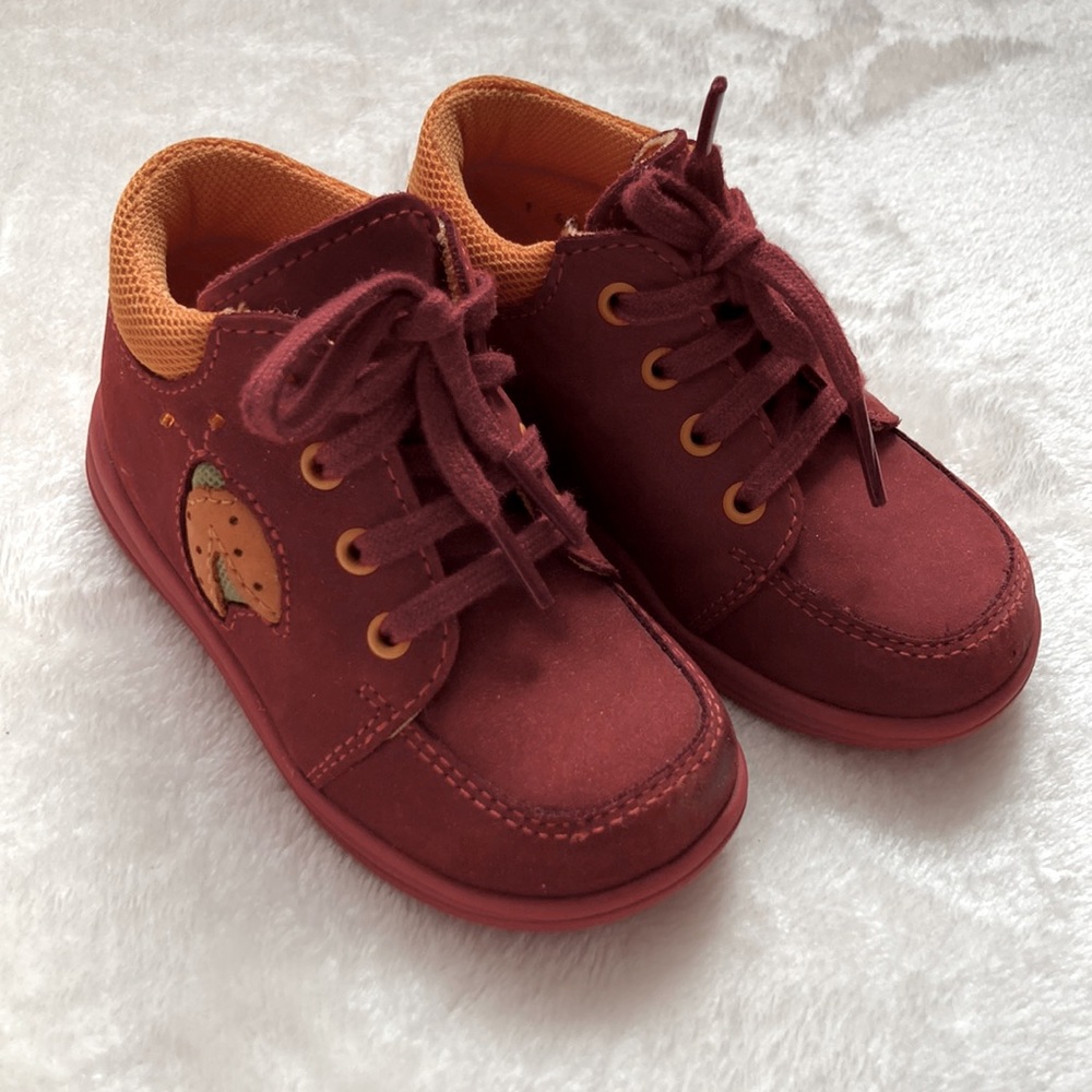 Vintage Leather Baby Shoes size 21